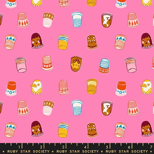 1 800 Notion by Ruby Star Society - Thimbles in Flamingo