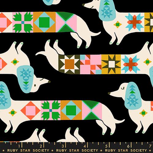 1 800 Notion by Ruby Star Society - Quilty Dog in Soft Black