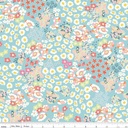 Cotton Nook by Minki Kim - Flowerbed in Aqua