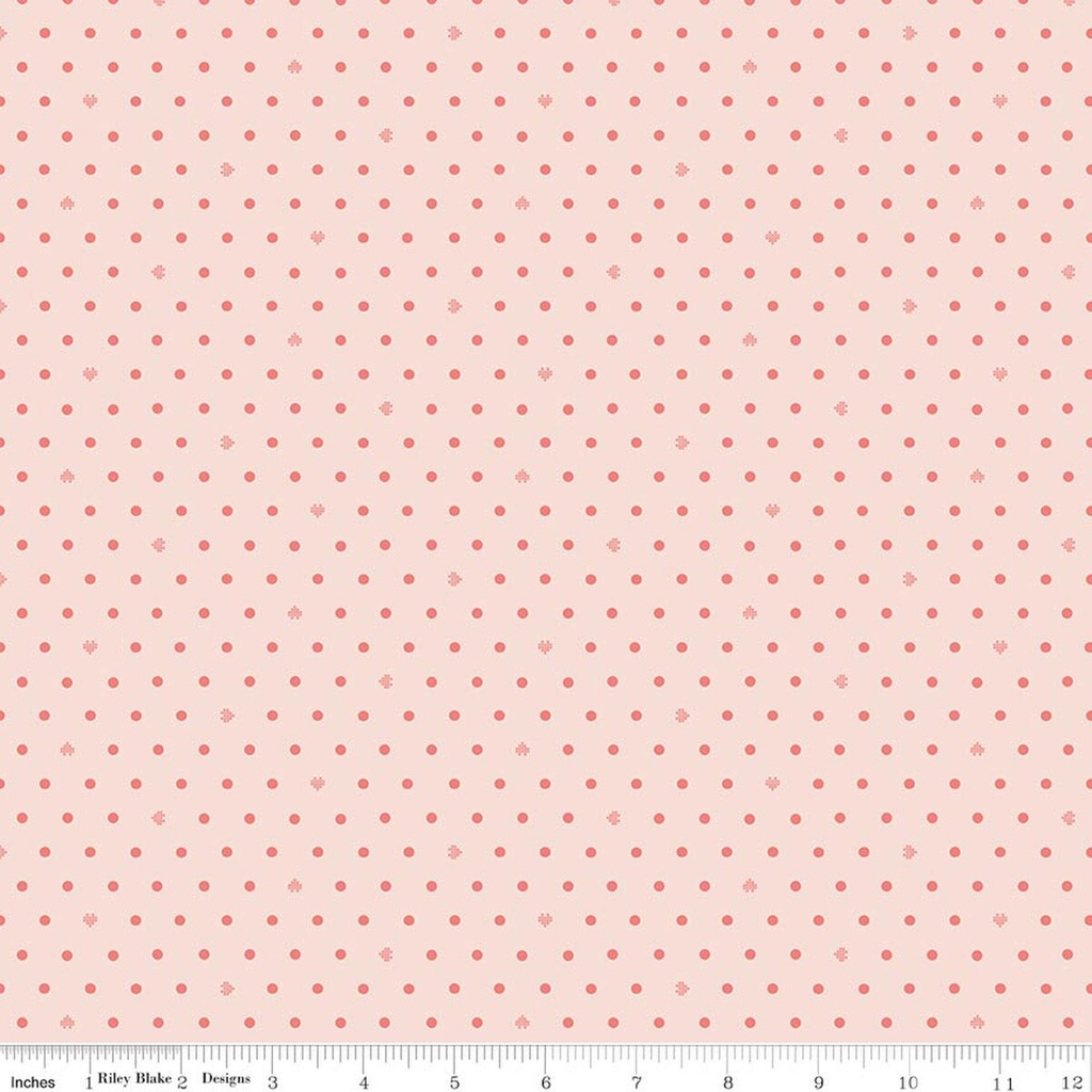 Cotton Nook by Minki Kim - Dots in Blush