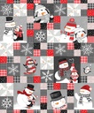 The Cool Club Flannel by Art By Bella - Cheater Print in Charcoal