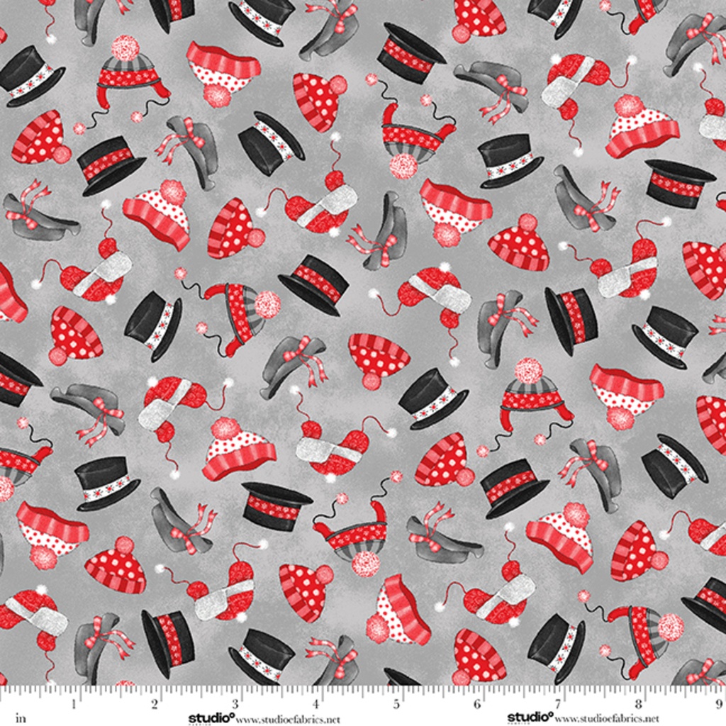 The Cool Club Flannel by Art By Bella - Hat Toss in Storm