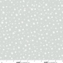 The Cool Club Flannel by Art By Bella - Small Snowflake Toss in Cloud