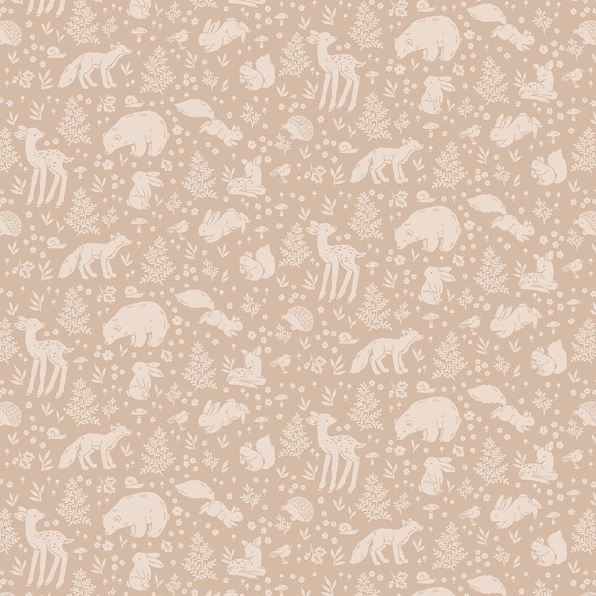 ABCs of Love by Nina Stajner - Woodland Wanderers in Tan
