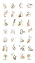 Story Book by Figo Studio - Alphabet in White Panel 24" x 43"