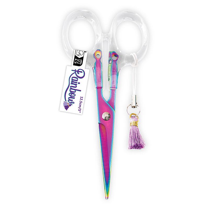 Rainbow Scissors With Tassel by Hobby Gift