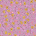Lofi Linens by Rashida Coleman Hale - Caper Floral in Lilac