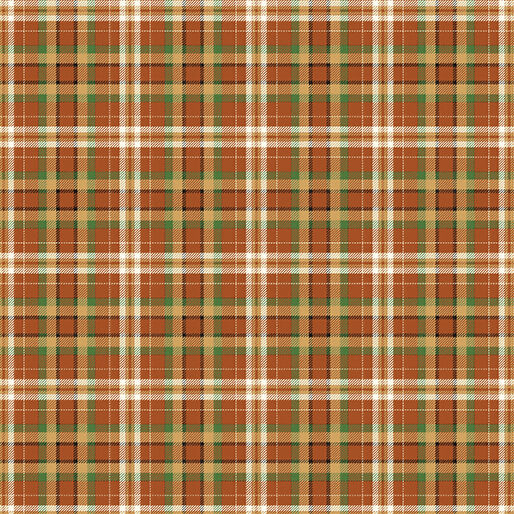 Touchdown by Skyline Studio - Touchdown Plaid in Rust