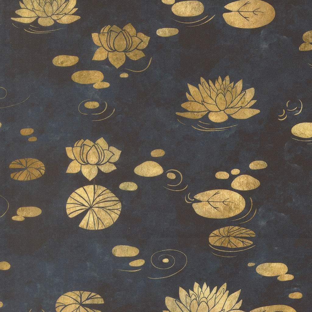 Tranquil Patina by Debbie Maddy - Drifting Waters in Midnight