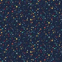 Orbit by Makower UK - Starlight in Blue