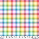 Love Under the Stars by Katy Tanis - Rainbow Gingham in White