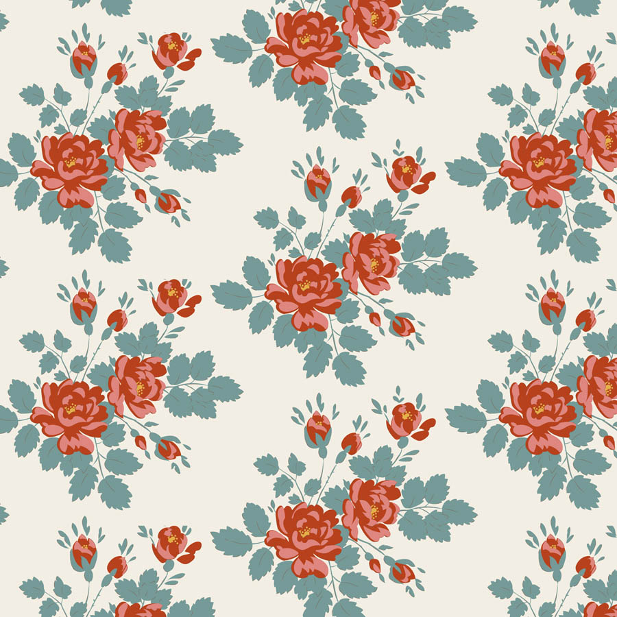 Village Life by Tilda Pre-Order - Myrtle in Teal