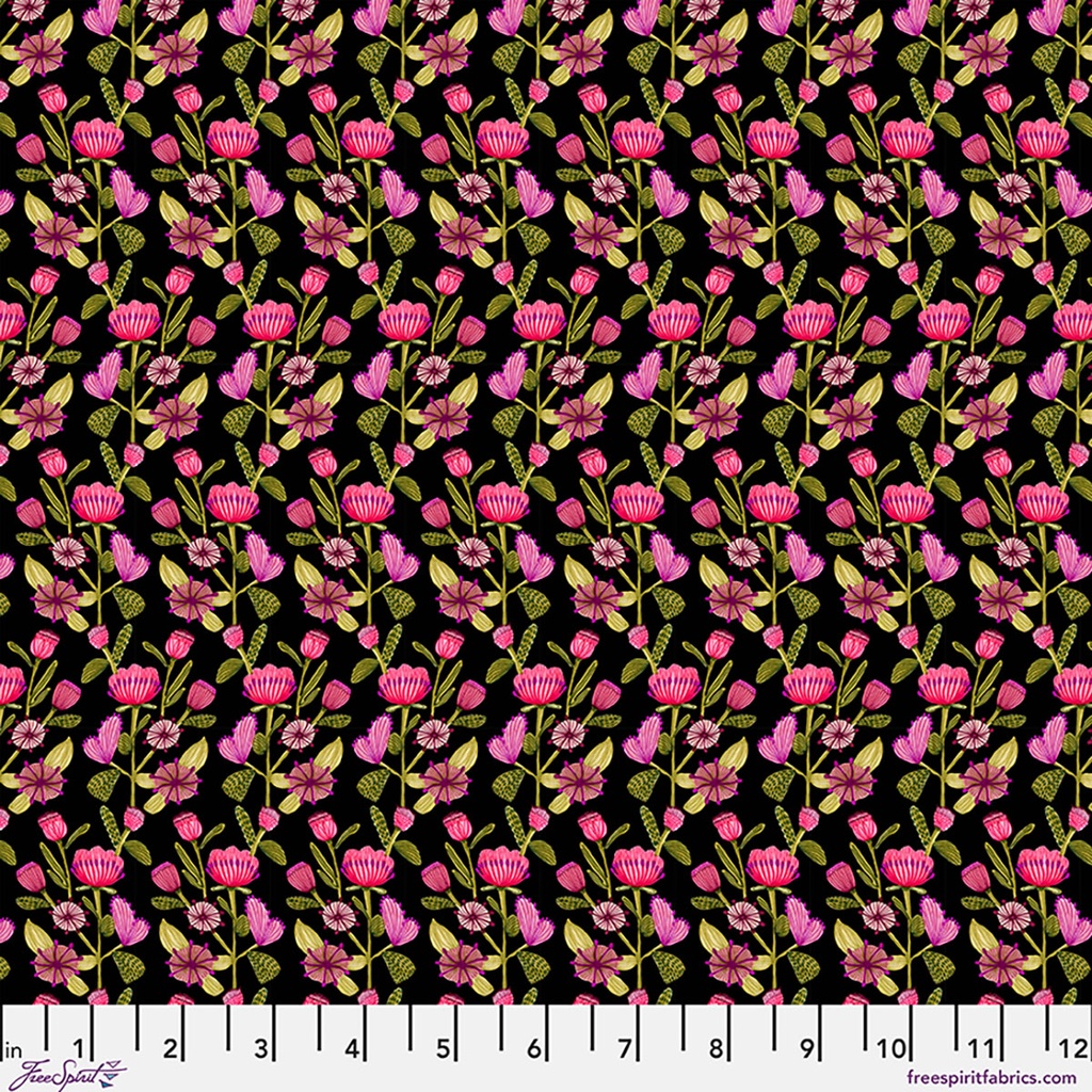 Springtime Splendour by Kirsten Katz - Petal Path in Licorice