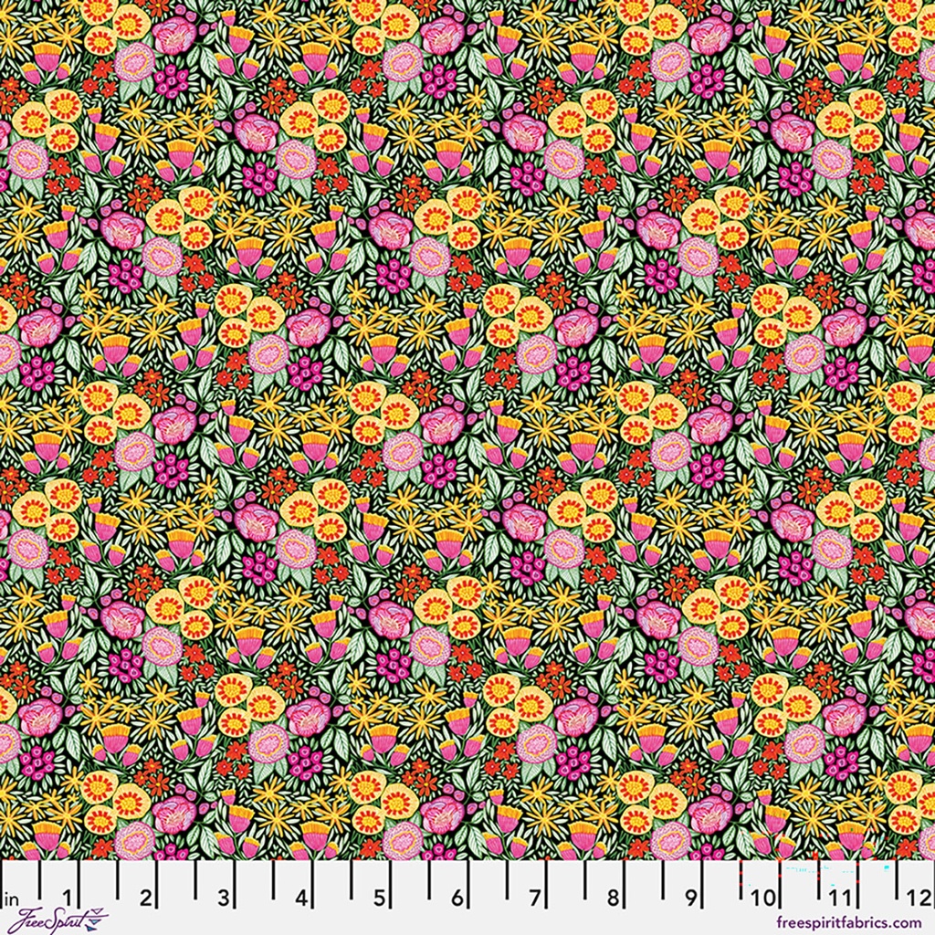 Springtime Splendour by Kirsten Katz - Flourishing Flowers in Tuttifrutti