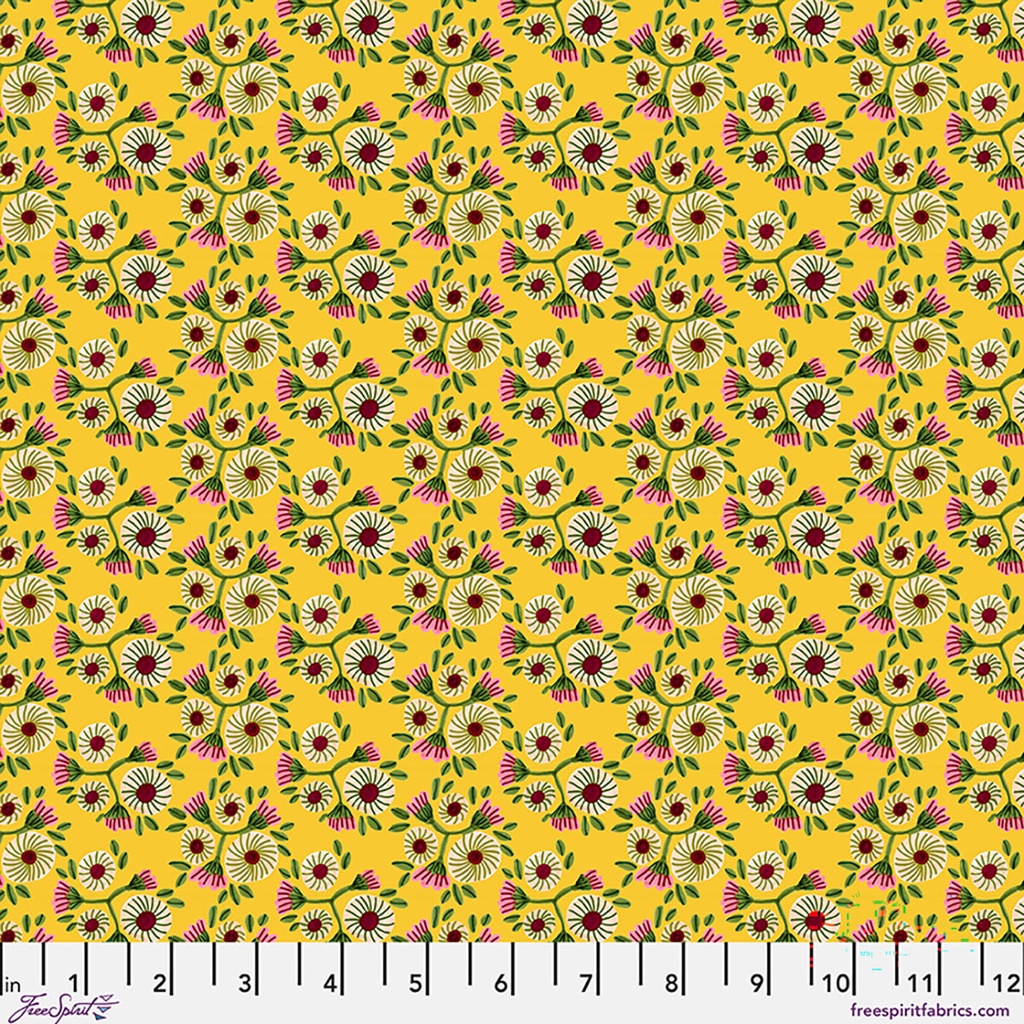 Springtime Splendour by Kirsten Katz - Sunshine Ditsy in Buttercup