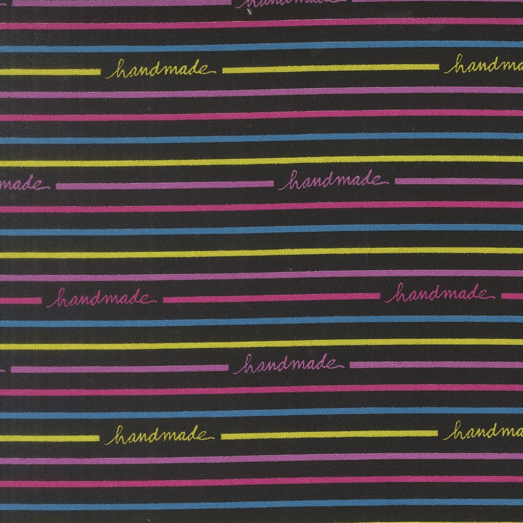 Makers Delight by Chrissy Lux - Handmade Stripe in Super Black