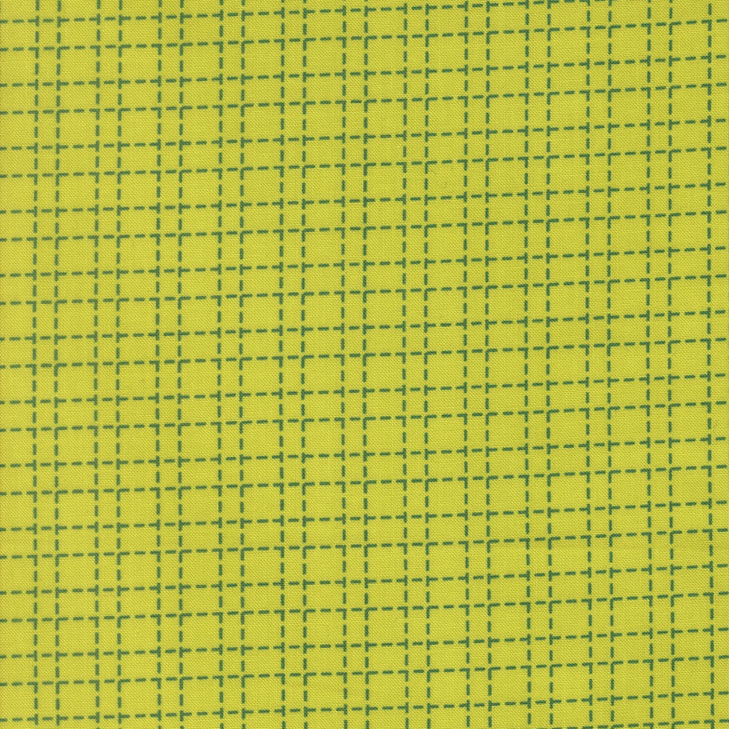 Makers Delight by Chrissy Lux - Crosshatch in Acid Green