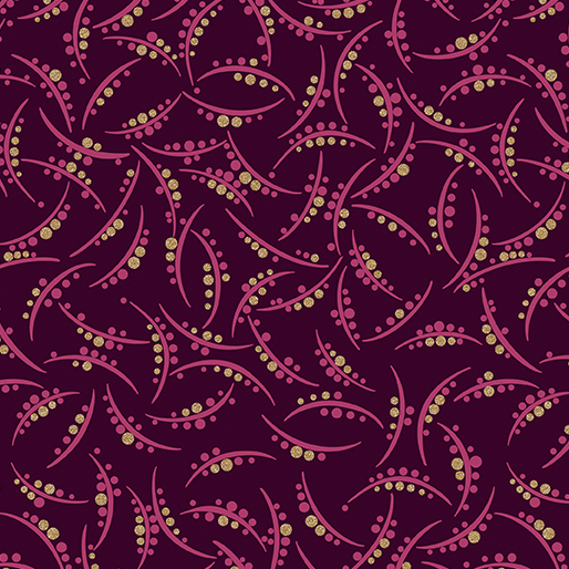Majestic Garden by Benartex - Majestic Dots in Wine