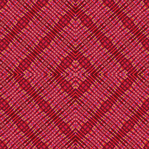 Rise Up by Danielle Duer - Diamond Weave in Red