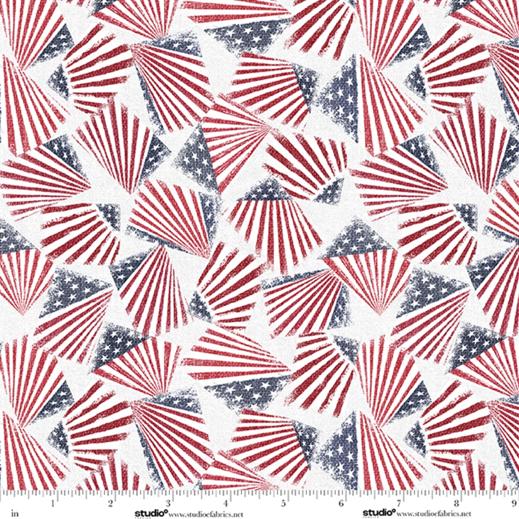 Stars & Stripes by Funny Girl - Flag Abstract in Patriotic