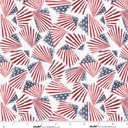 Stars & Stripes by Funny Girl - Flag Abstract in Patriotic