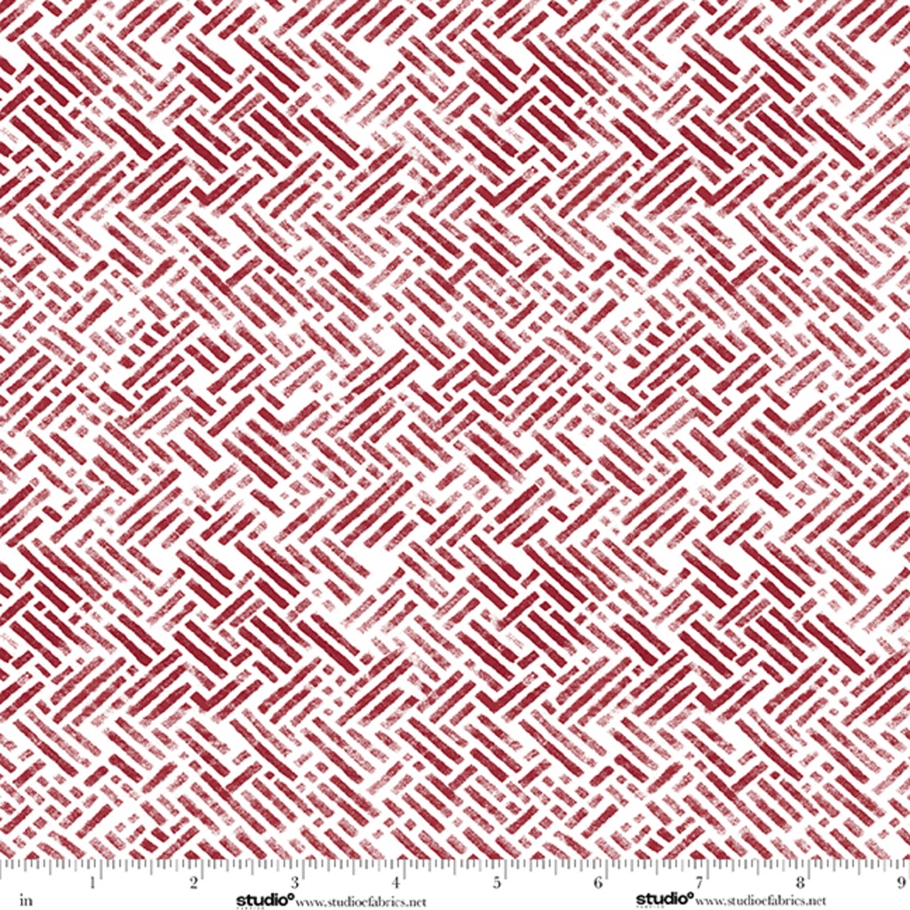Stars & Stripes by Funny Girl - Broken Stripe in Red and White