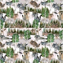 Animal Kingdom by Gareth Lucas - Wild Wolves in White Forest