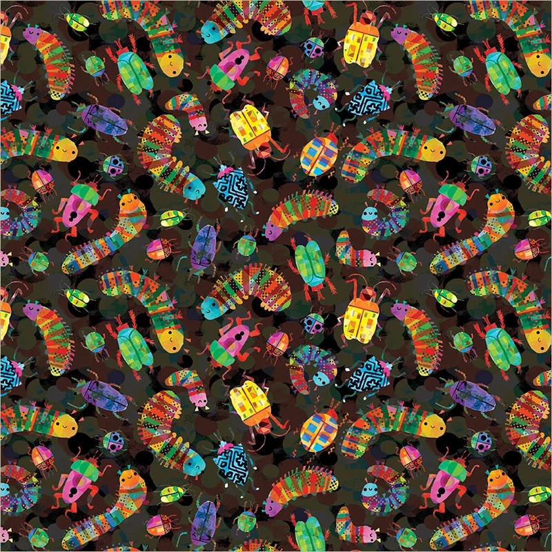 Animal Kingdom by Gareth Lucas - Insect Collection in Soft Black