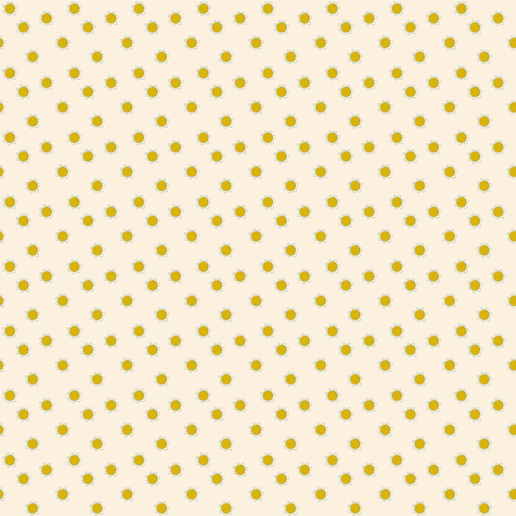 Bramble & Bloom by Katie O'Shea - Floral Dots in Cream