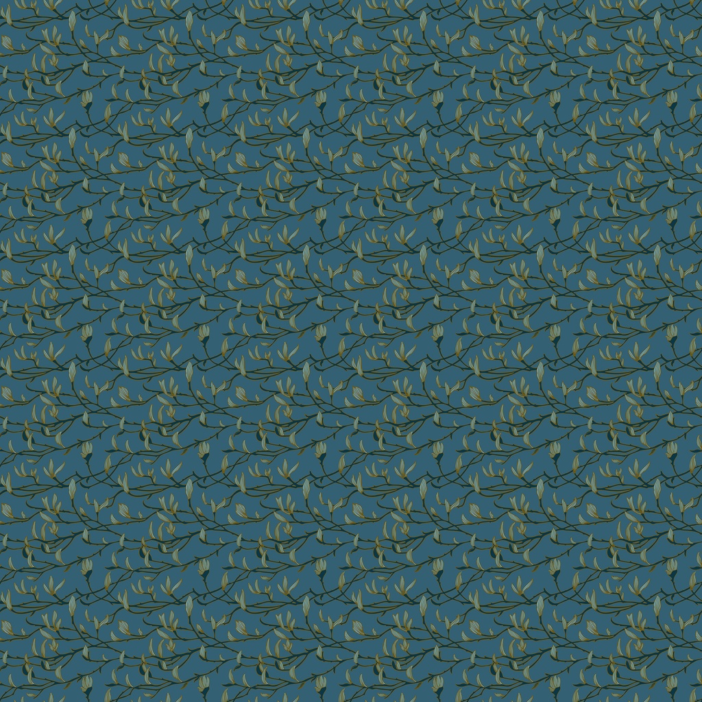 Bramble & Bloom by Katie O'Shea - Branches in Blue
