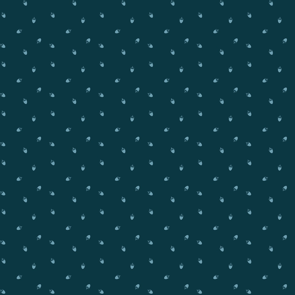 Bramble & Bloom by Katie O'Shea - Acorns in Navy