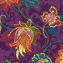 Paisley Pop Flannel by QT Fabrics - Dotted Jacobean in Eggplant