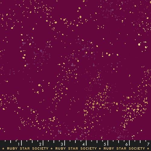 [RS5027 73M] Speckled by Rashida Coleman Hale - Metallic Purple Velvet