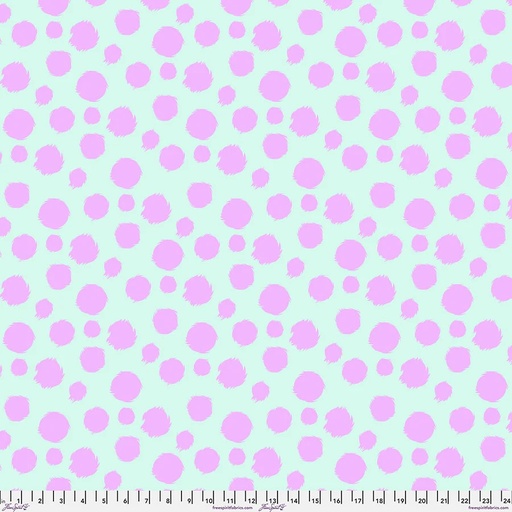 [MKTP001.TECHNOMINT] Tabby Road Deja Vu by Tula Pink - Fur Ball in Technomint