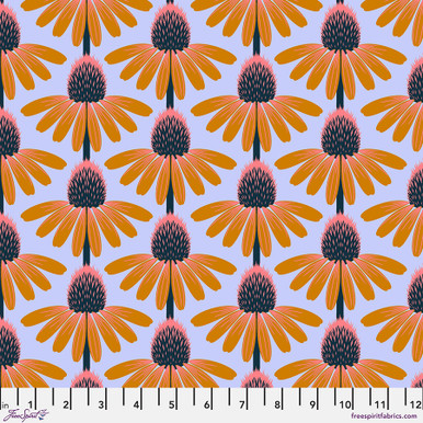 [CLAH007.MORNING] Love Always, AM Cotton Lawn by Anna Maria - Echinacea in Morning 54/55" Wide
