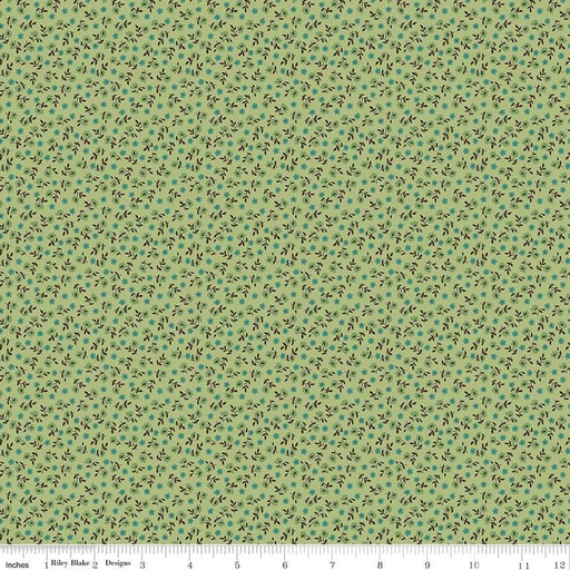 [C13594-LETTUCE] Home Town by Lori Holt - Bodell in Lettuce