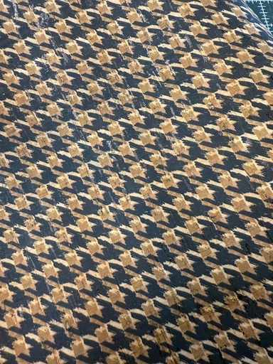 Cork Fabric - Houndstooth