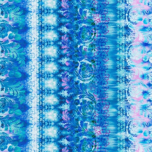 [WELD-21299-213] Wishwell Bloomburst by Vanessa Lillrose and Linda Fitch - Teal