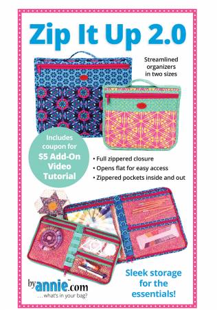 [PBA252-2] Paper Pattern - Zip It Up 2.0 from ByAnnie