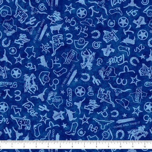 [30893N] All Texas Shop Hop '25 - Texas Icons Tonal in Navy