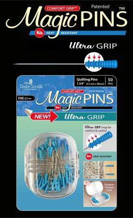 [219812] Magic Pins - Ultra Grip Quilting Fine 50pc