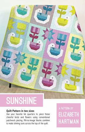 [EH072] Paper Pattern - Sunshine Quilt by Elizabeth Hartman