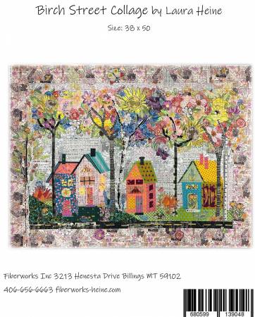 [LHFWBIRCHST] Paper Pattern - Birch Street Collage Pattern by Laura Heine