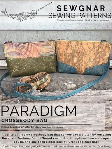 [PATPARAD] Paper Pattern - Paradigm Crossbody by Sewgnar