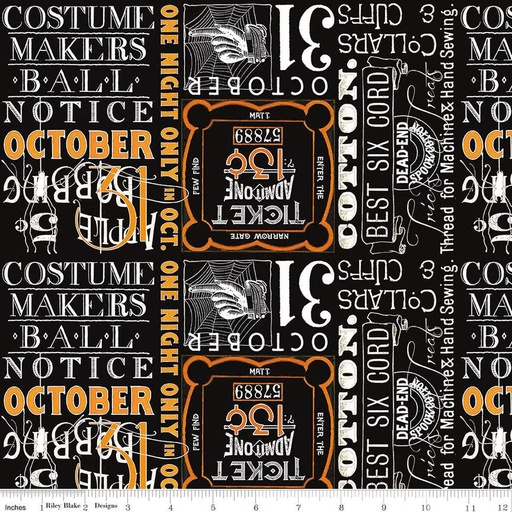[C16012-BLACK] Costume Maker's Act II by J. Wecker Frisch - Ticket Text in Black