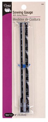 [D620] Sewing Gauge 6in with Sliding Marker by Dritz