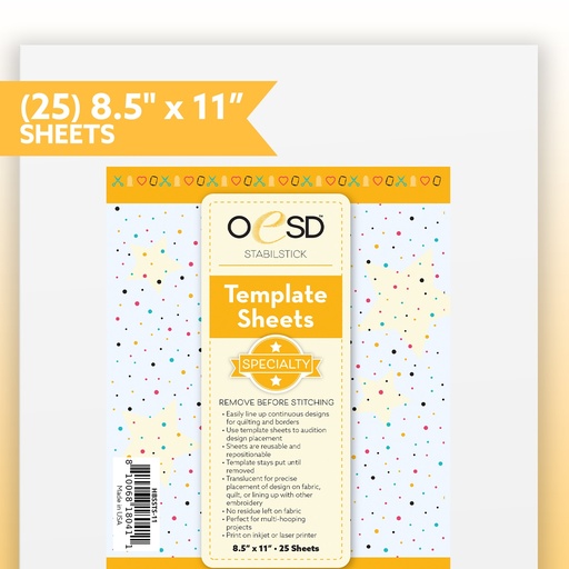 [HBSSTS-11] StabilStick 8.5"x11"x25 sheet