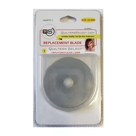 [QS-RB60M-1] Quilters Select Rotary Blade Replacement - 1 Pack (60MM)