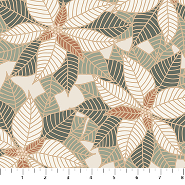 [91028-11] Snowfall by Pippa Shaw - Poinsettia in Cream