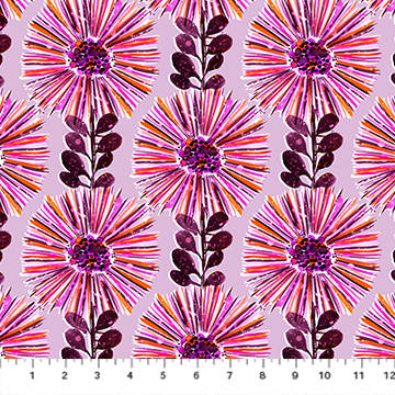 [91055-21PINK] Painted Garden by Josephine Kimberling - Pink Floral